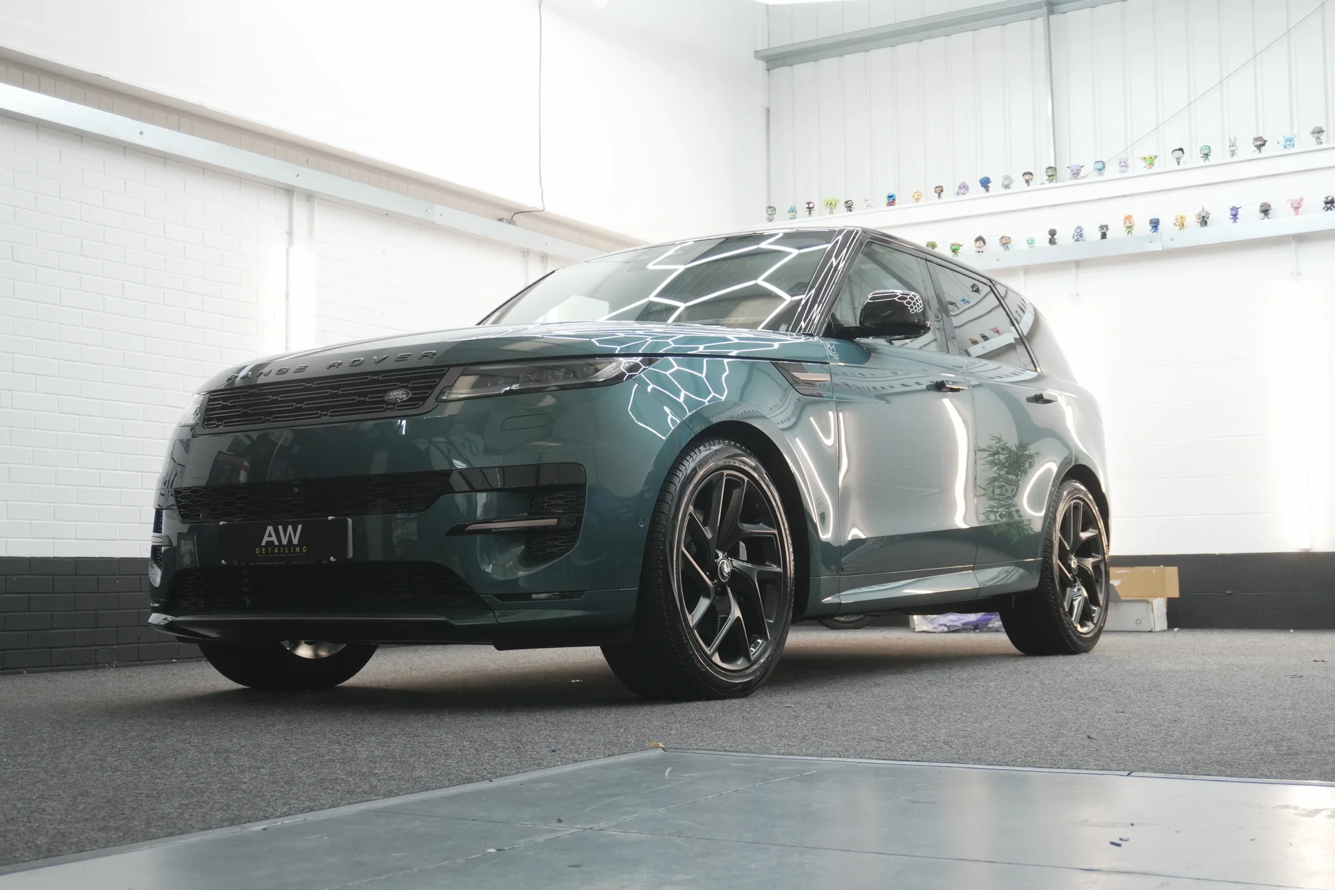 AW Detailing Pontefract Studio with covered vehicle